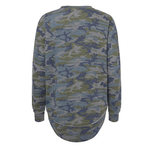 Give Thanks to God Women's Fleece Crewneck by Knitted Grace Boutique