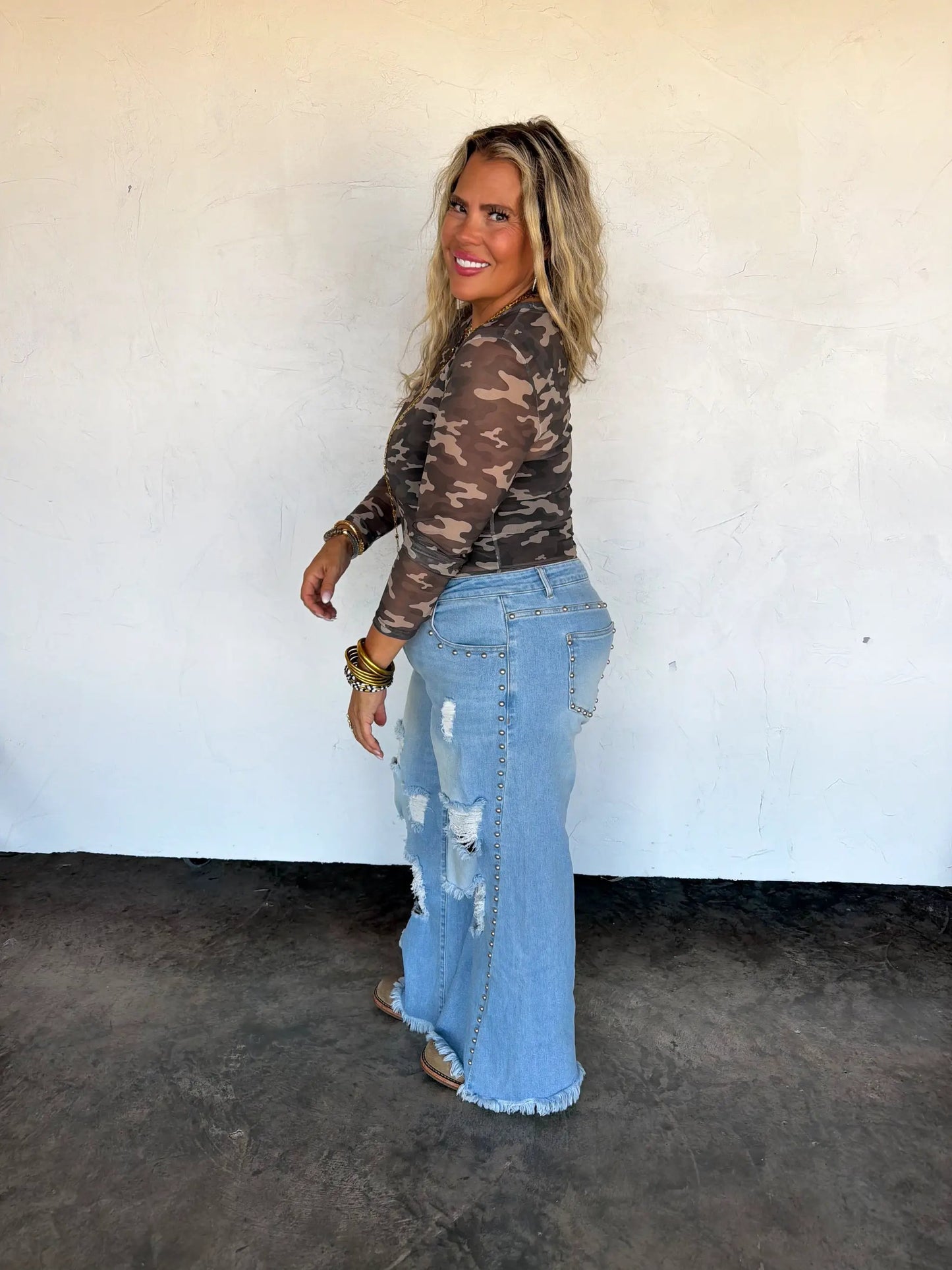 PREORDER- BACKROAD DRESS IT UP MESH TOPS by BLAKELEY