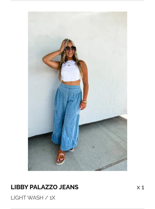 Libby Palazzo Jeans