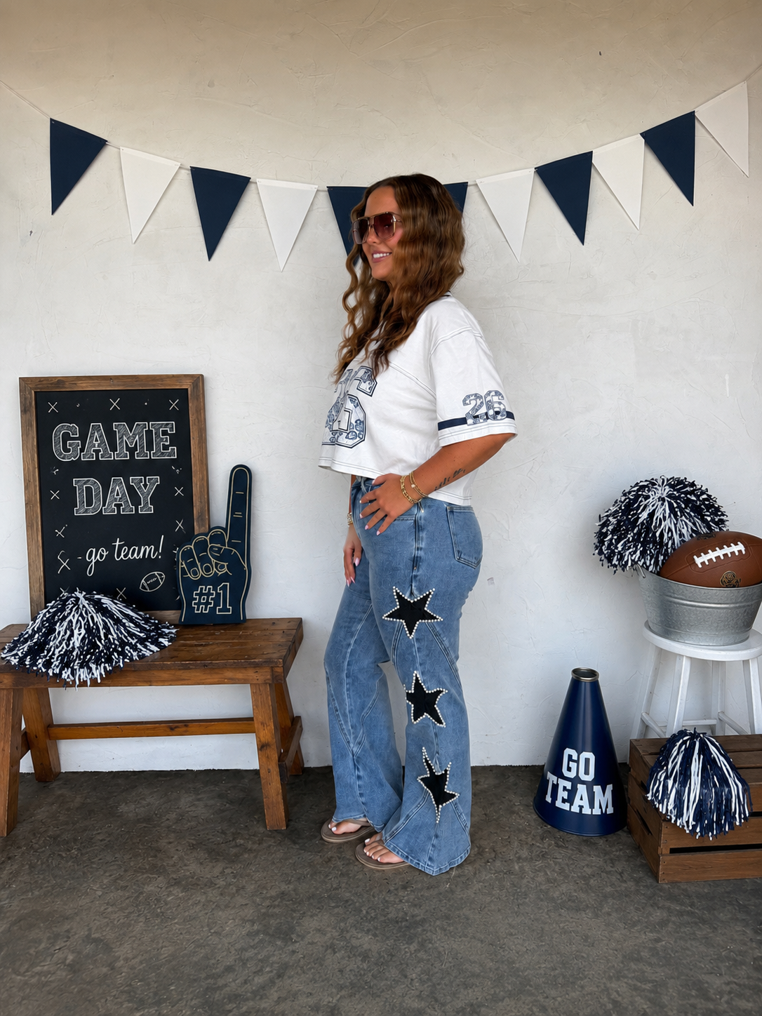 Blakeley Sideline Star Jeans - Preorder by Blakeley