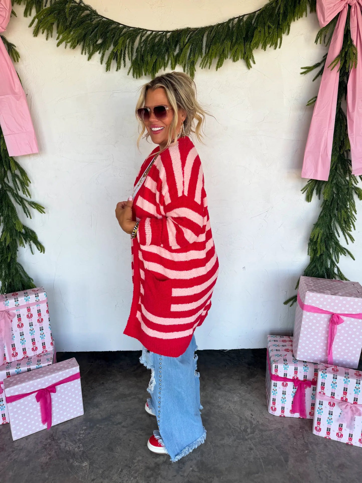 PREORDER- COZY CHRISTMAS CLOUD CARDIGAN by BLAKELEY