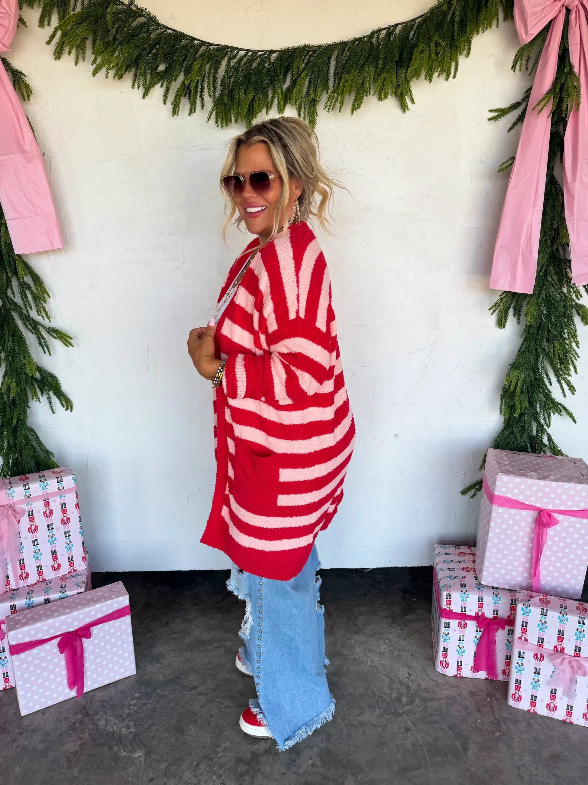 PREORDER- COZY CHRISTMAS CLOUD CARDIGAN by BLAKELEY