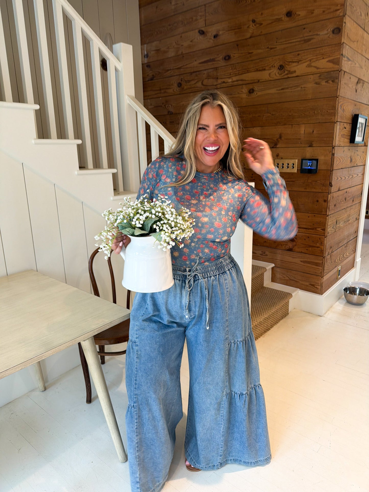 PREORDER- SOUTHERN CHARM DRESS IT UP MESH TOPS