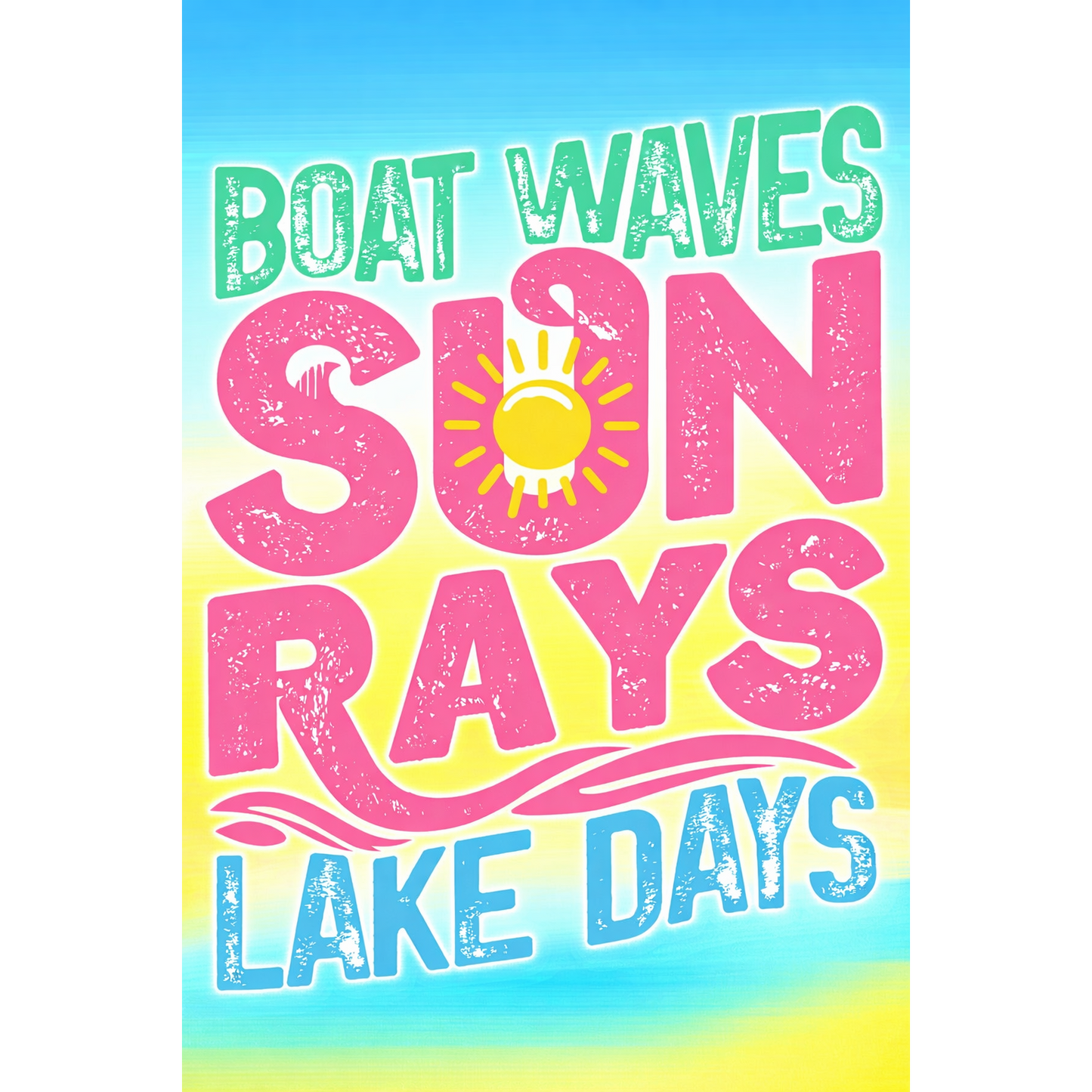 Ready to Ship | Boat Waves Blanket🌅🚤