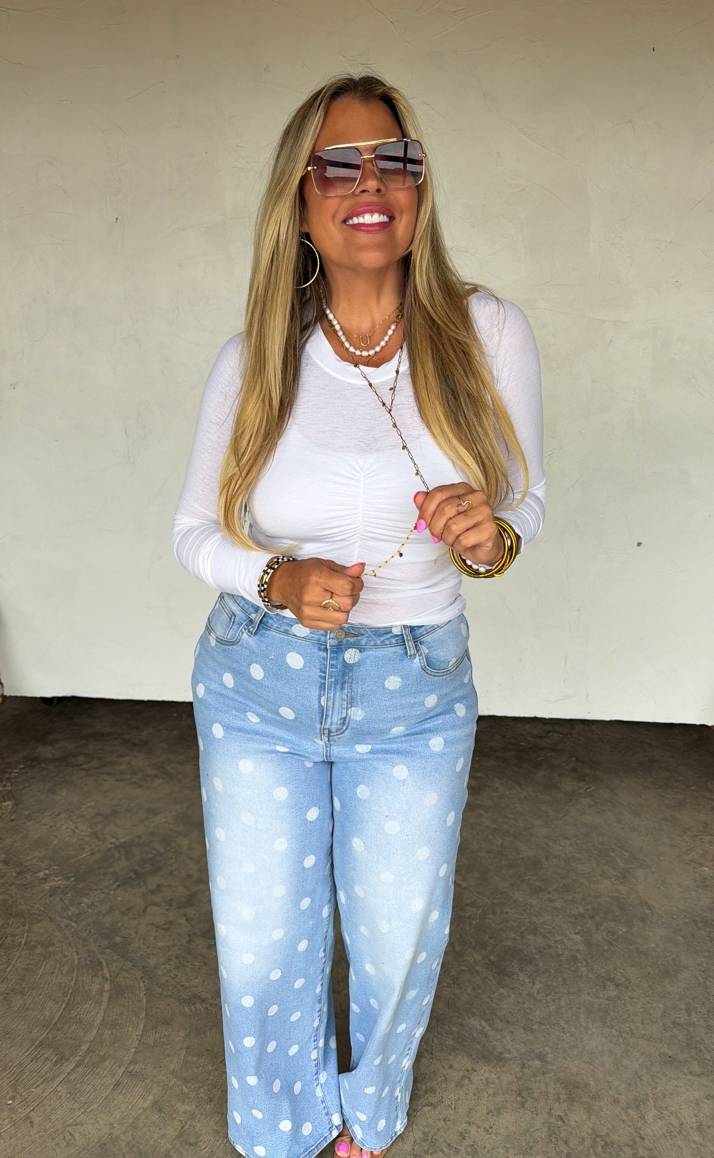 SPOT ON POLKA DOT JEANS by Blakeley