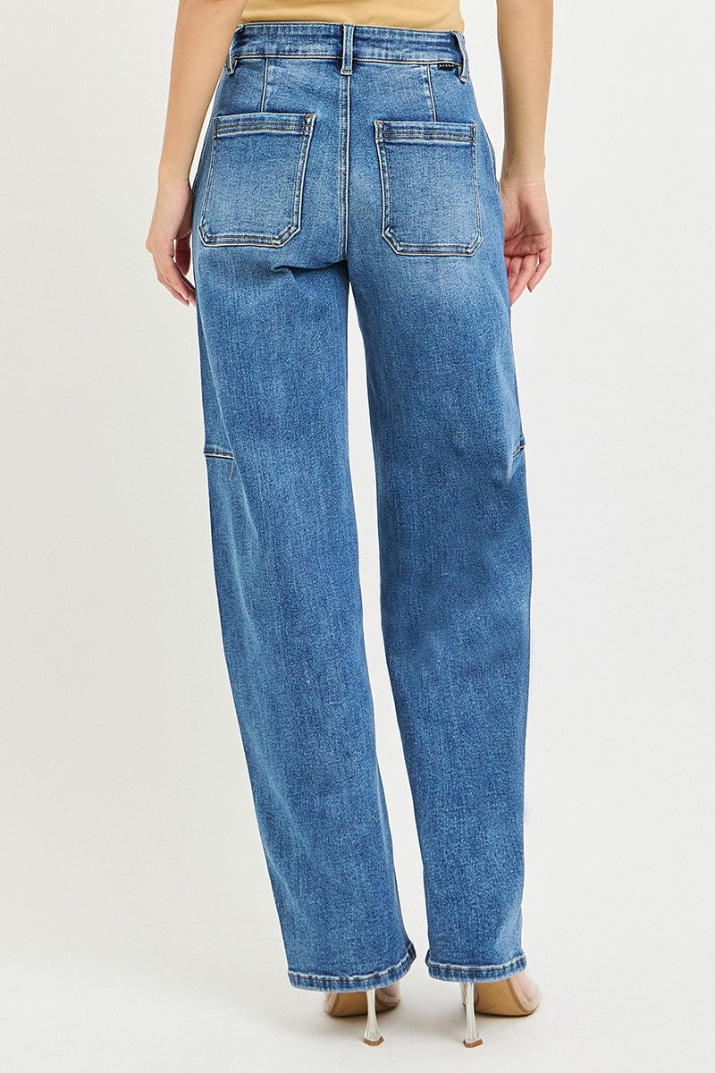 RISEN Slouchy Baggy Jeans by Trendsi