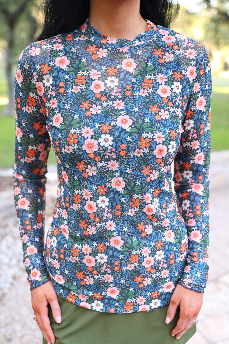 PREORDER- Kate Mesh Top- Gwen Floral by Jess Lea