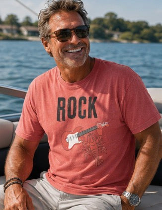 Rock Lobster Unisex T-Shirt by Knitted Grace