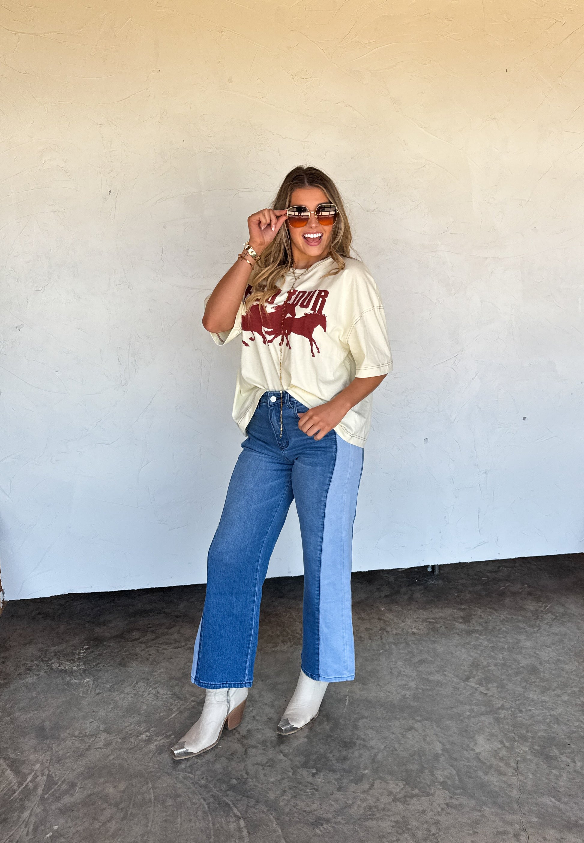 Blakeley Two Tone Denim Jeans - Preorder by Blakeley