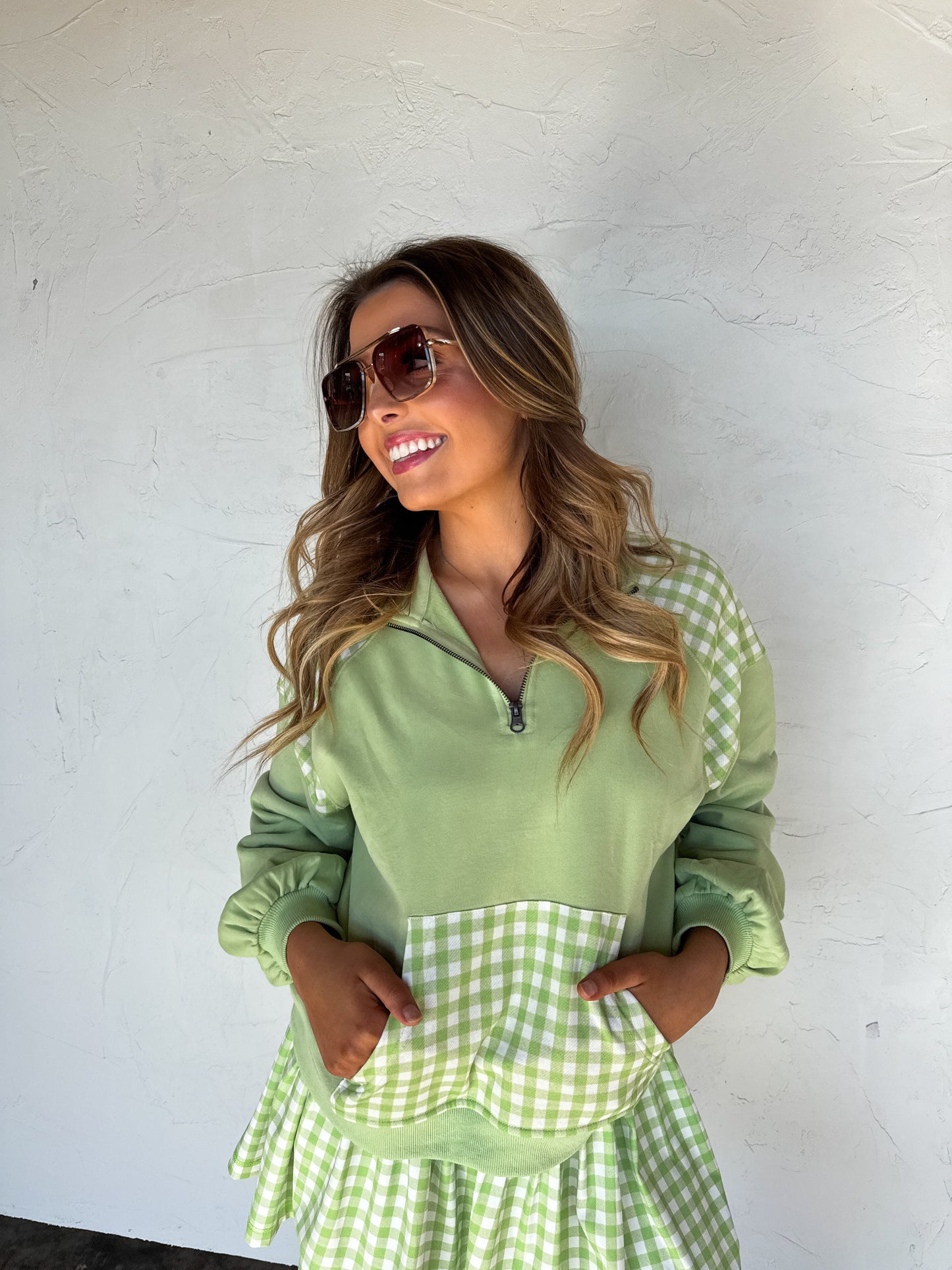 JUST LIVING QUARTER ZIP PULLOVER