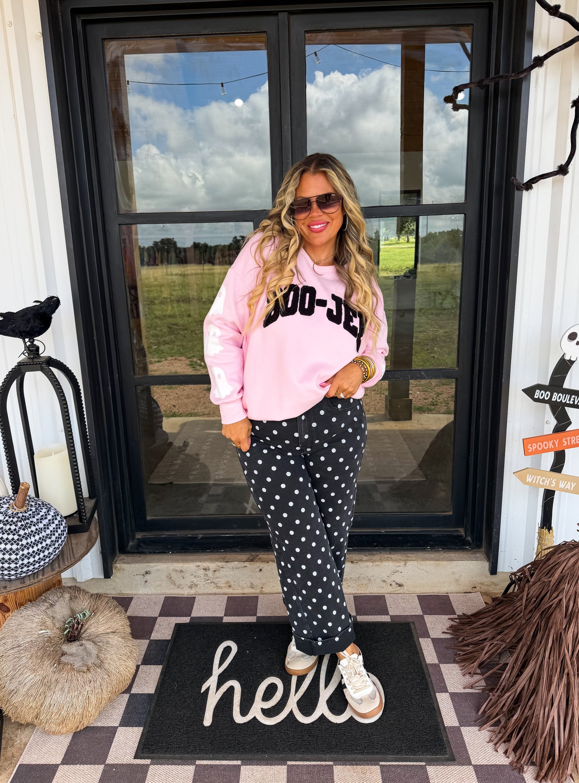 Blakeley Hocus Pocus Dot Jeans - Preorder by Blakeley