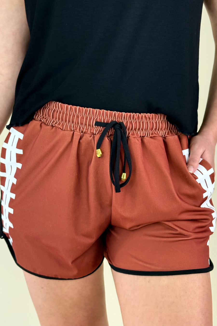 PREORDER- Touchdown Drawstring Everyday Shorts by Jess Lea