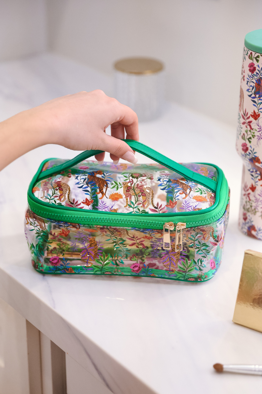 Voyager Zip Bag- Jungle Oasis