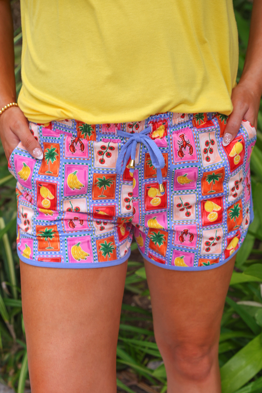 Postcard Paradise Everyday Shorts by Jess Lea