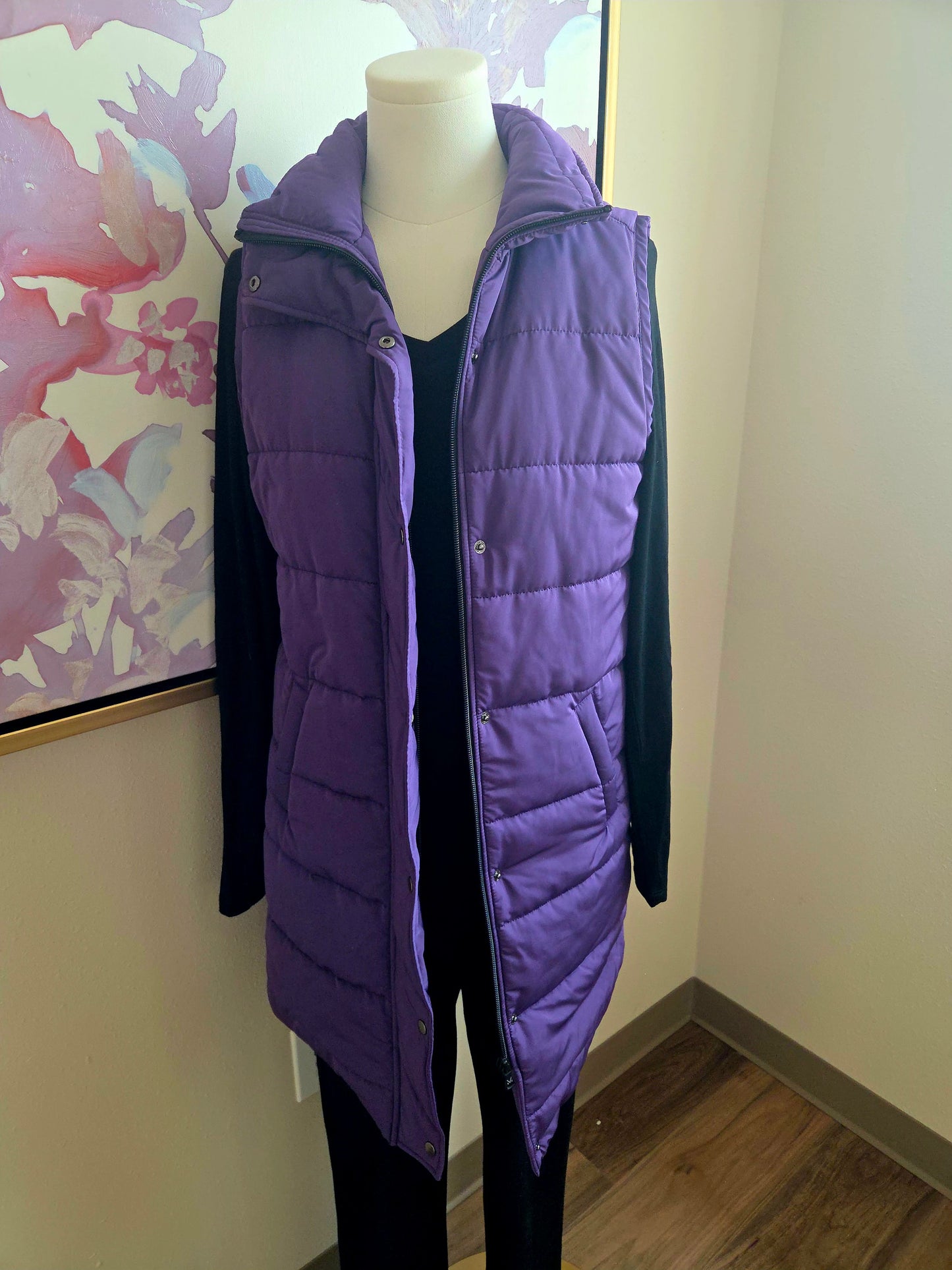 IN STOCK Harlow Long Vest - Purple FINAL SALE