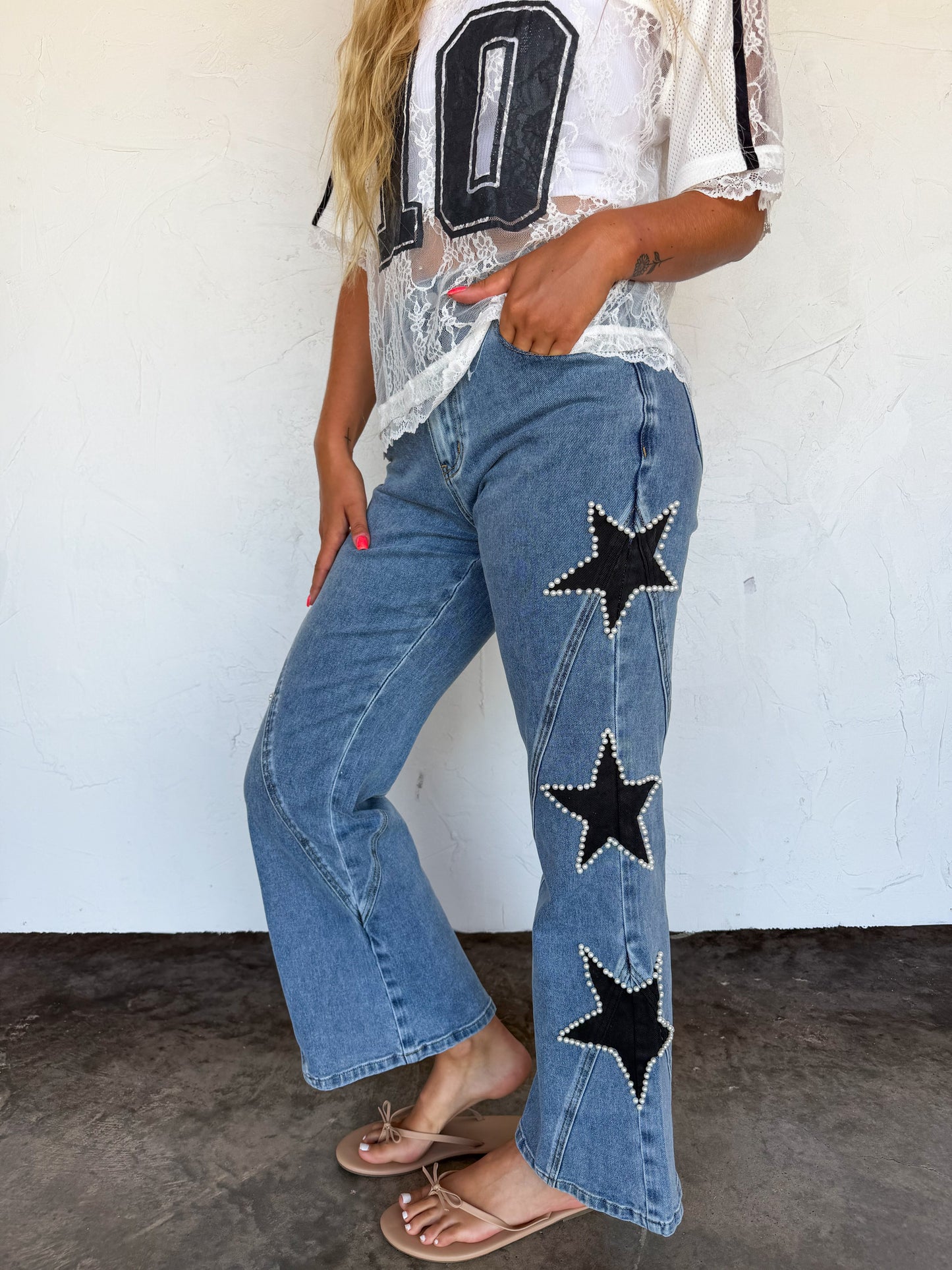 Blakeley Sideline Star Jeans - Preorder by Blakeley