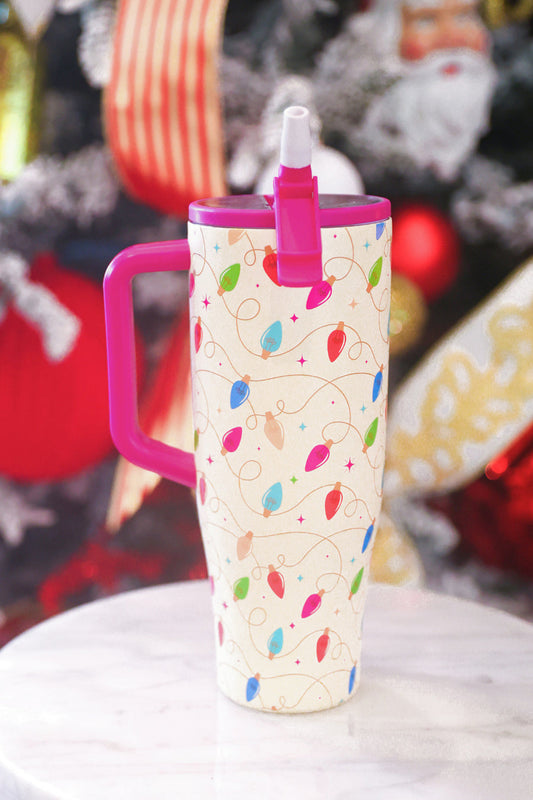PREORDER- Wrapped in Lights Sleek Tumbler by Jess Lea
