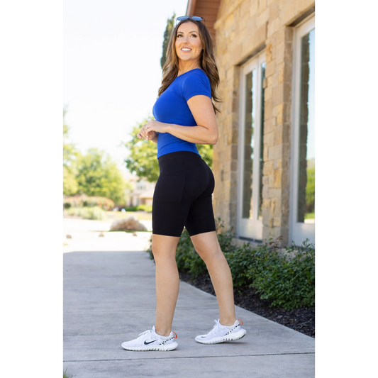 Ready to ship | The Blanca - Black 9" Bermuda Shorts*