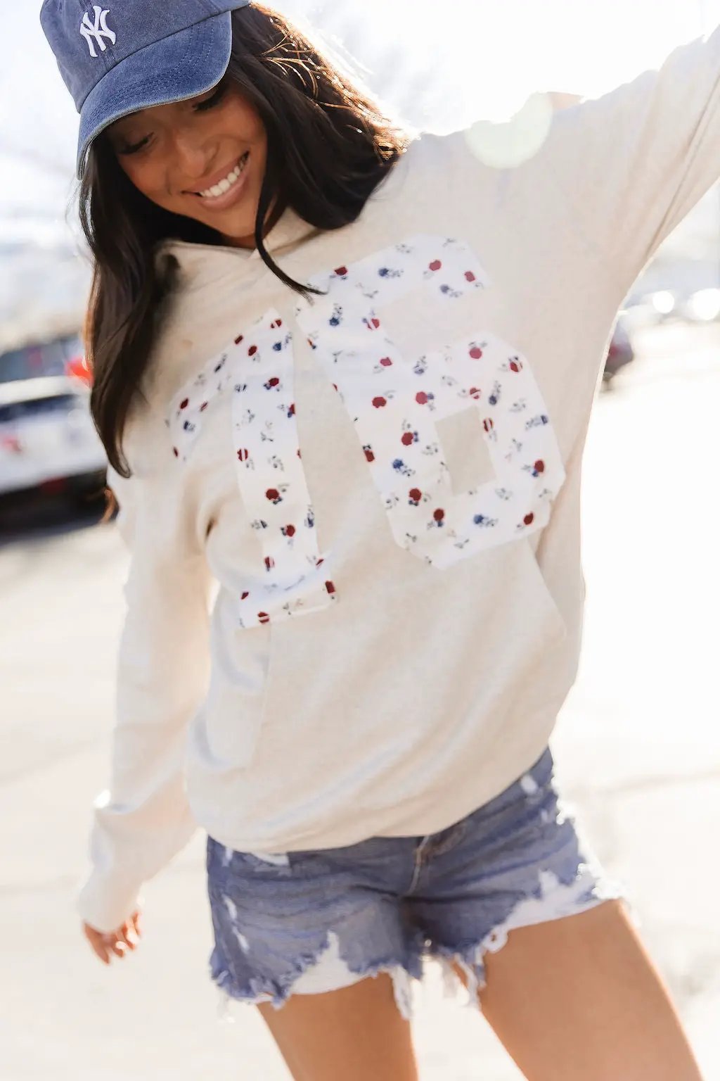 University Hoodie - All American Cutie by Ampersand Avenue