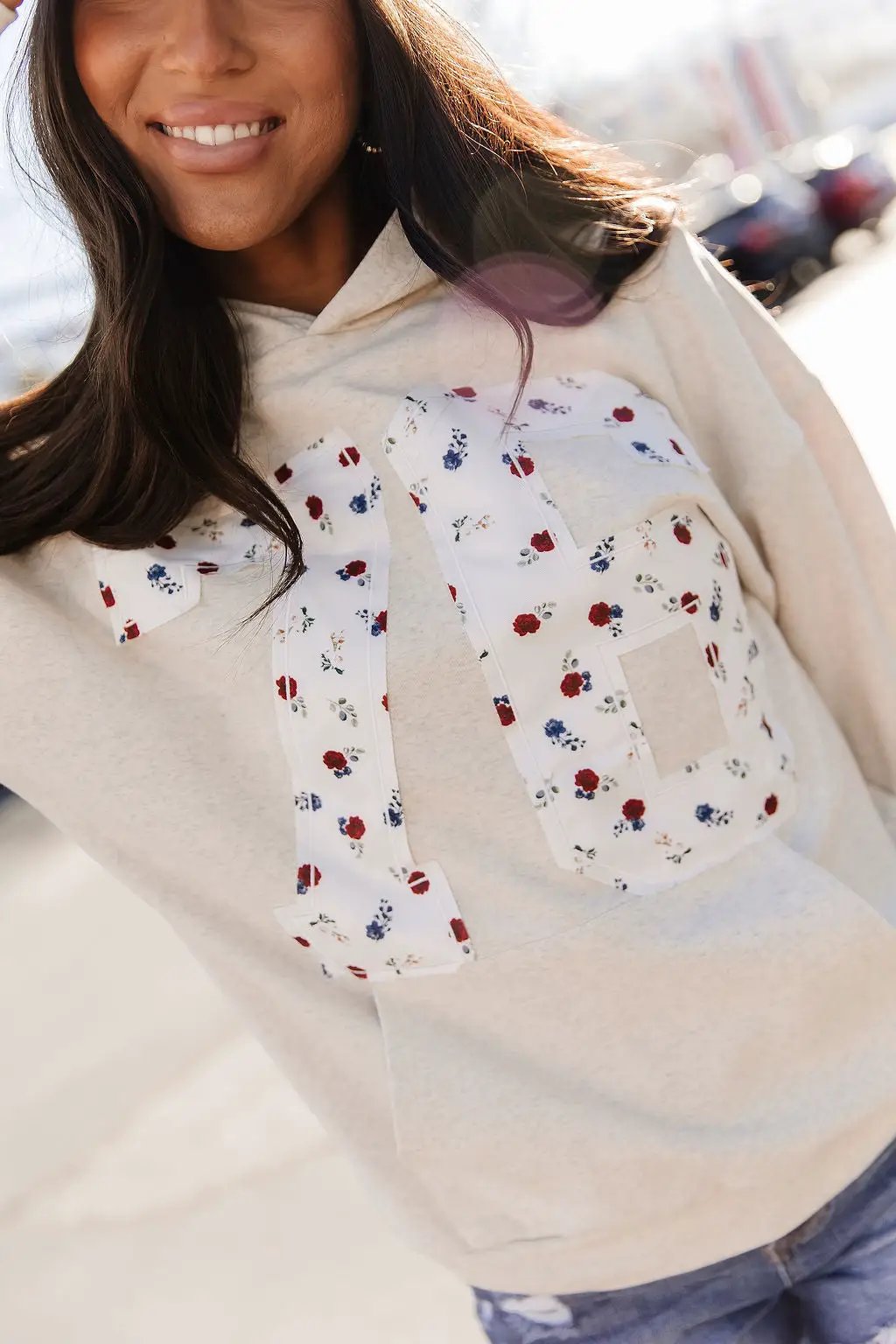 University Hoodie - All American Cutie by Ampersand Avenue