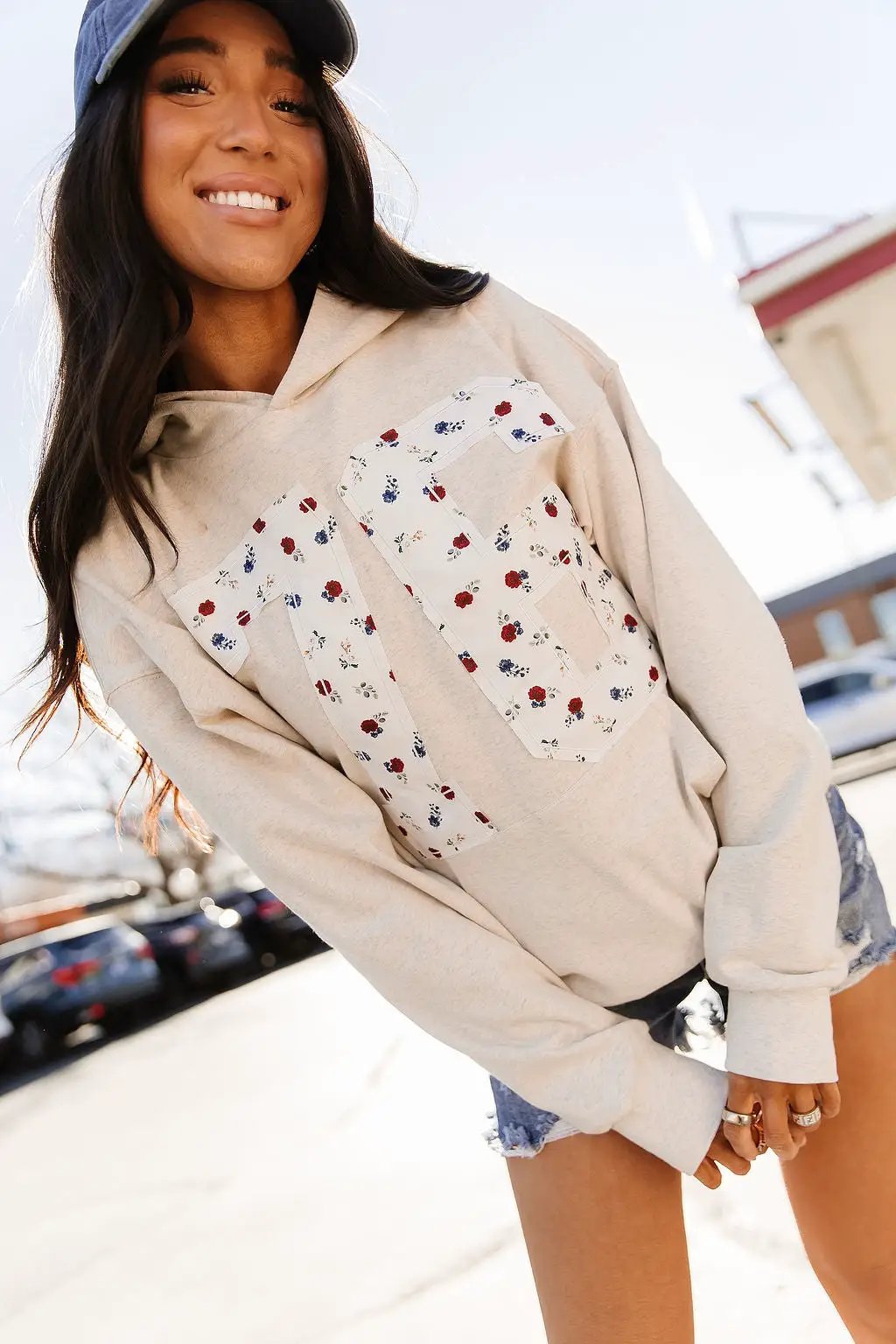 University Hoodie - All American Cutie by Ampersand Avenue