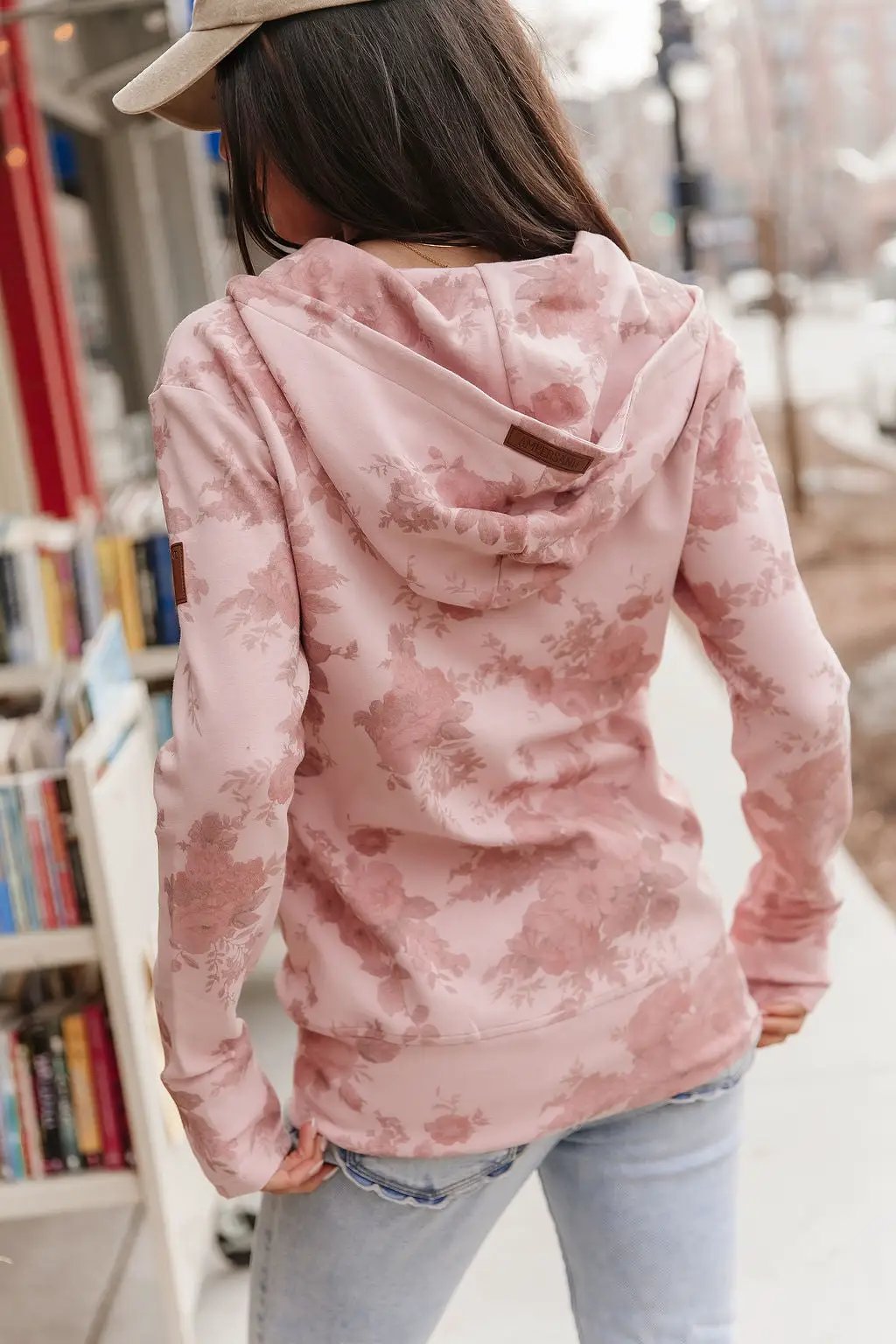 FullZip Sweatshirt - Cottage Rose by Ampersand Avenue