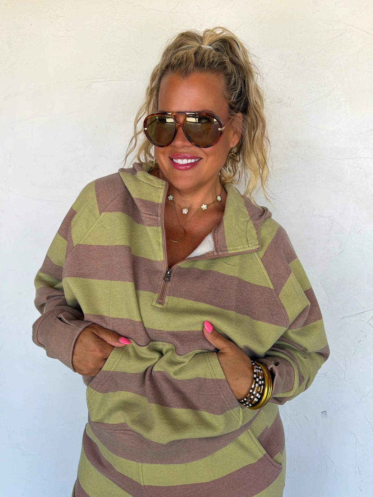 PREORDER- POLKA & STRIPE EASY DOES IT PULLOVER by BLAKELEY