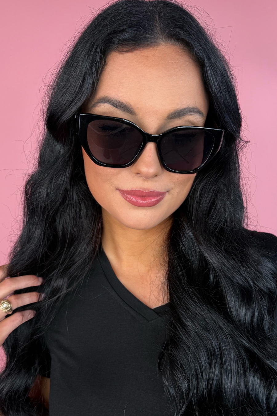 Malibu Mood Sunglasses- Black