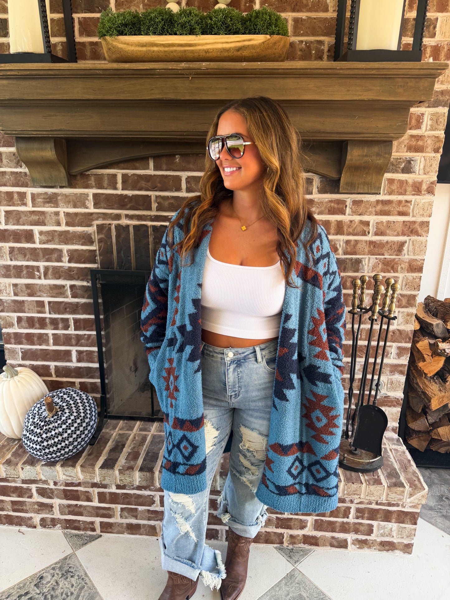 PREORDER- TRADING POST CLOUD CARDIGAN by BLAKELEY
