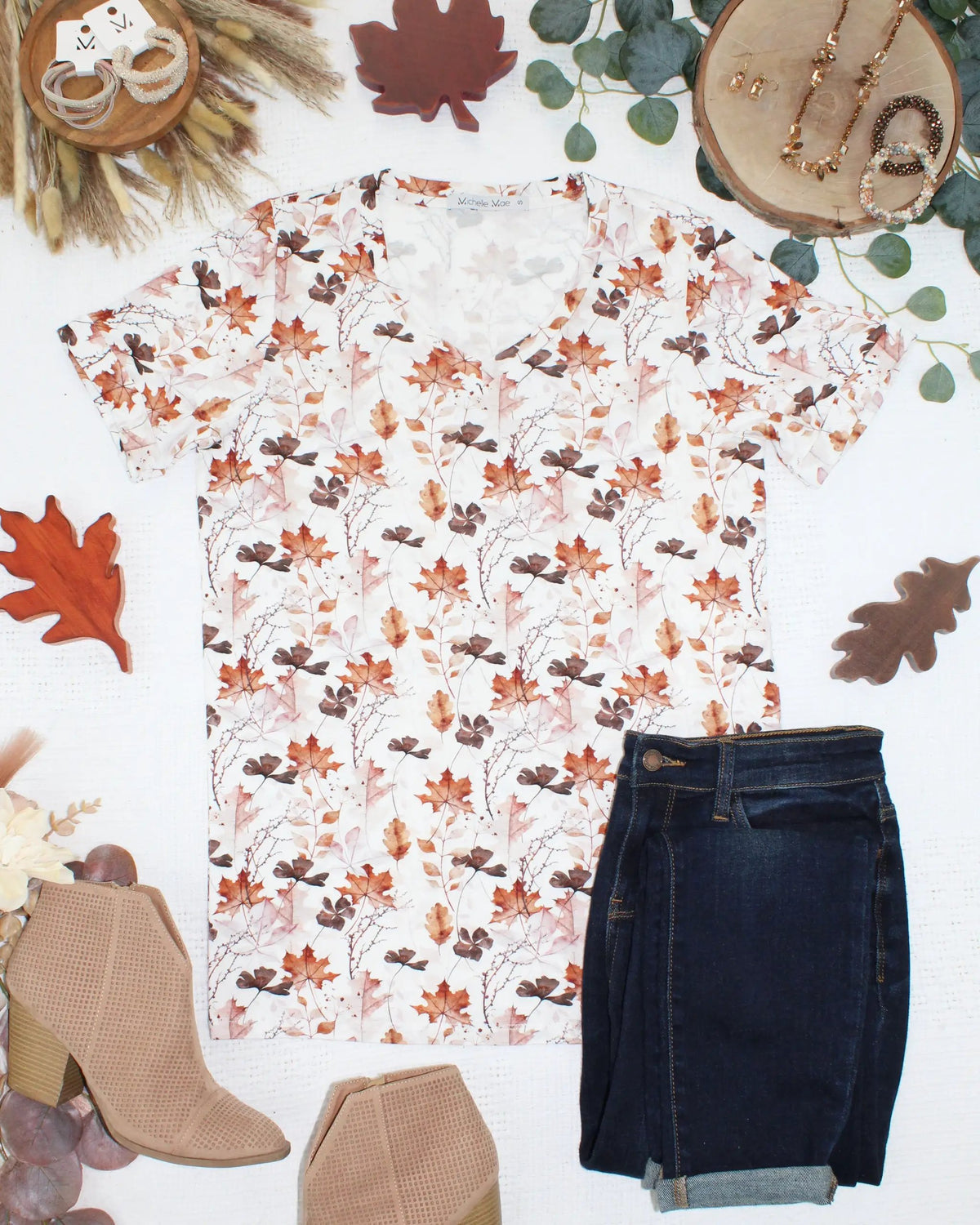 IN STOCK Sophie Top - Fall Foliage by Michelle Mae