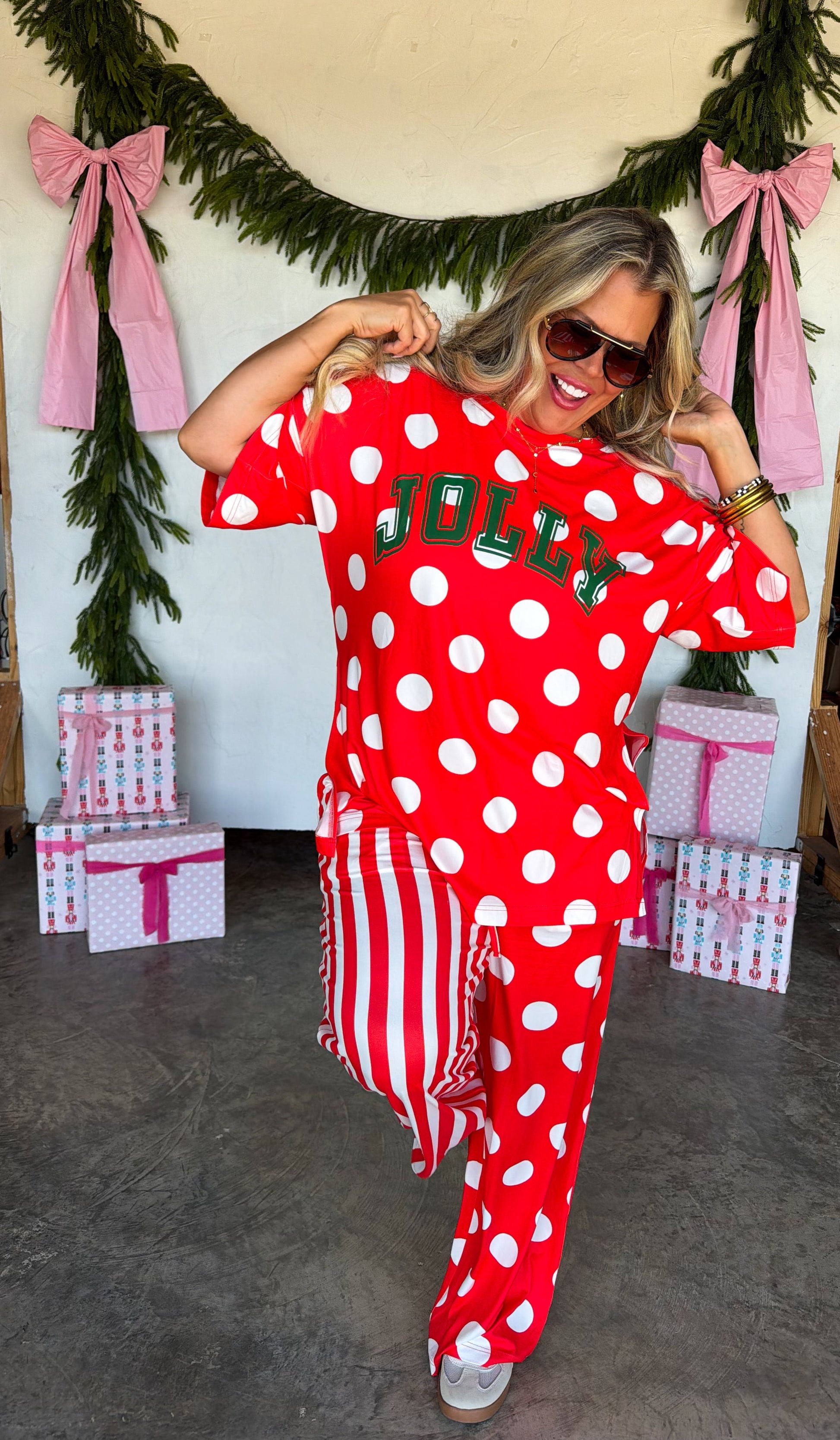 PREORDER- MERRY CONFETTI LOUNGE SETS by Blakeley Designs
