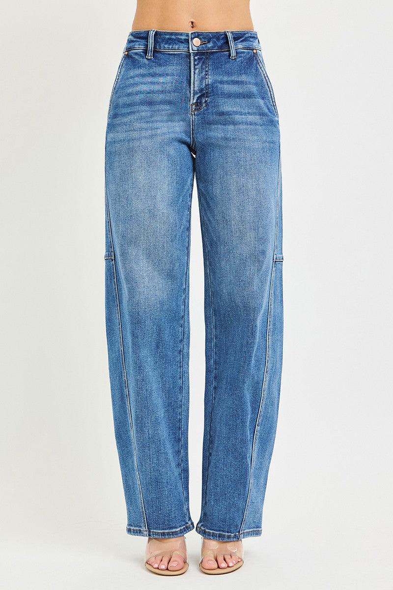 RISEN Slouchy Baggy Jeans by Trendsi
