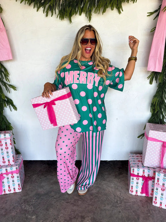 PREORDER- MERRY CONFETTI LOUNGE SETS by Blakeley Designs