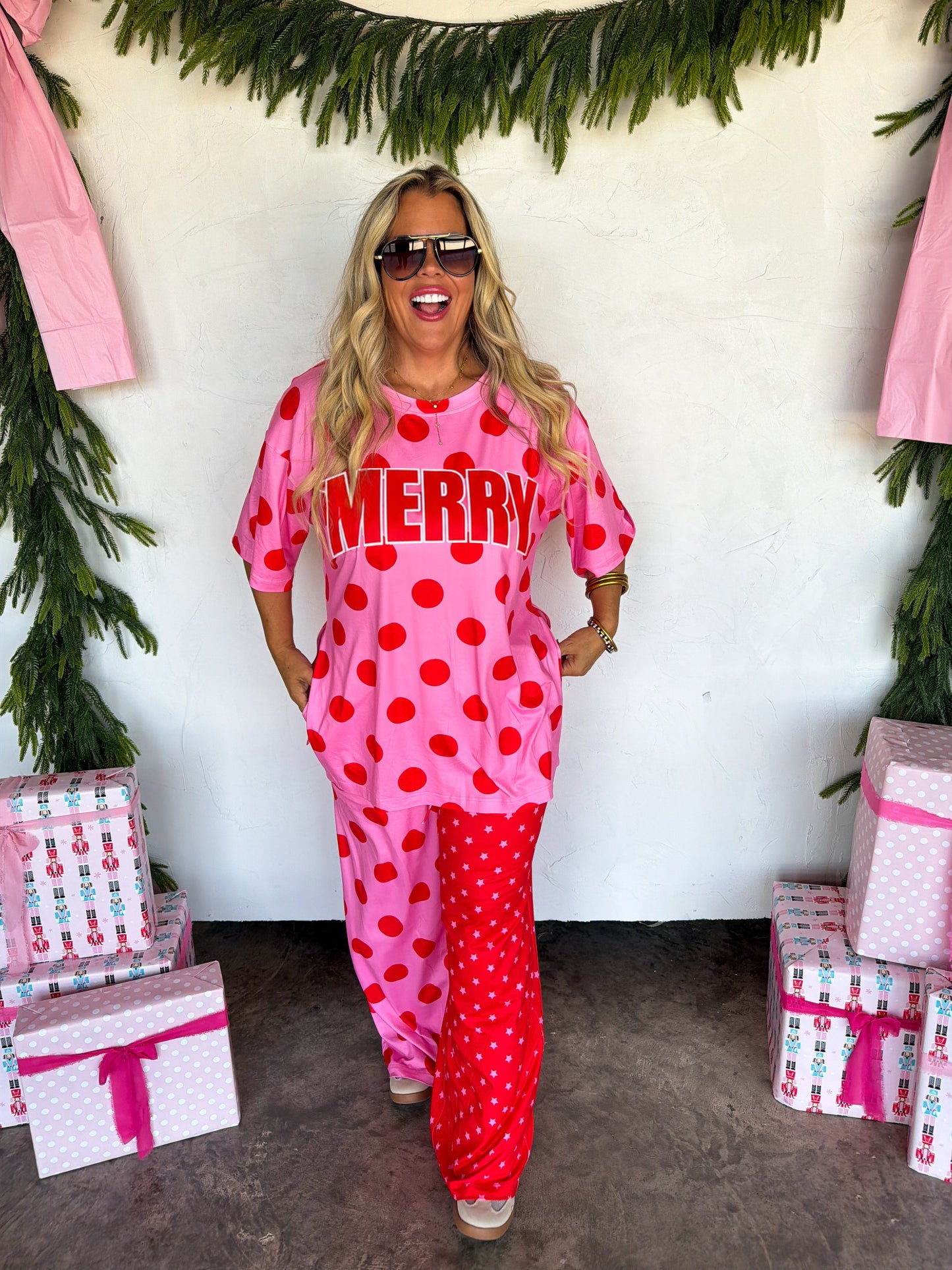 PREORDER- MERRY CONFETTI LOUNGE SETS by Blakeley Designs