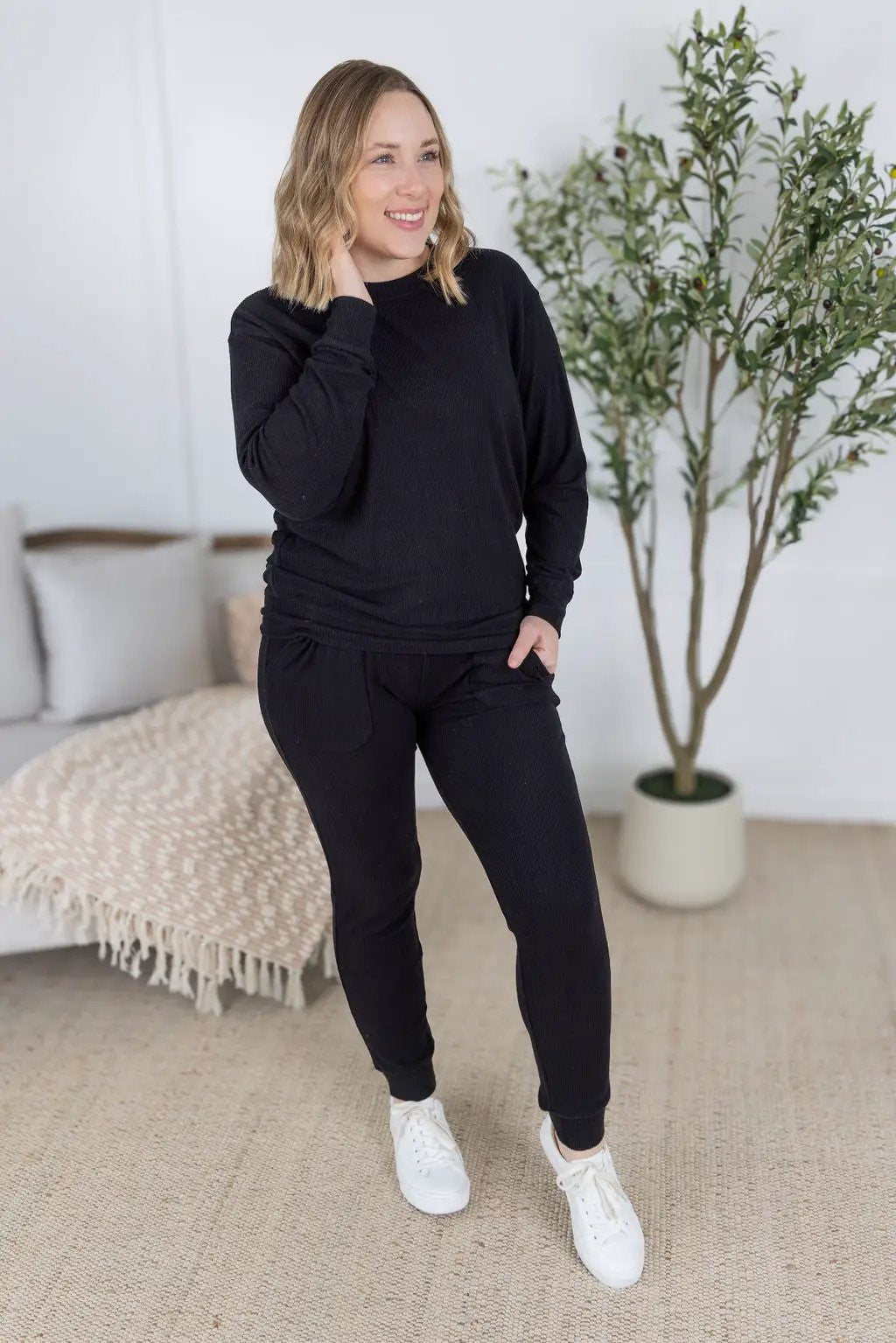 IN STOCK Corrine Joggers - Black by Michelle Mae