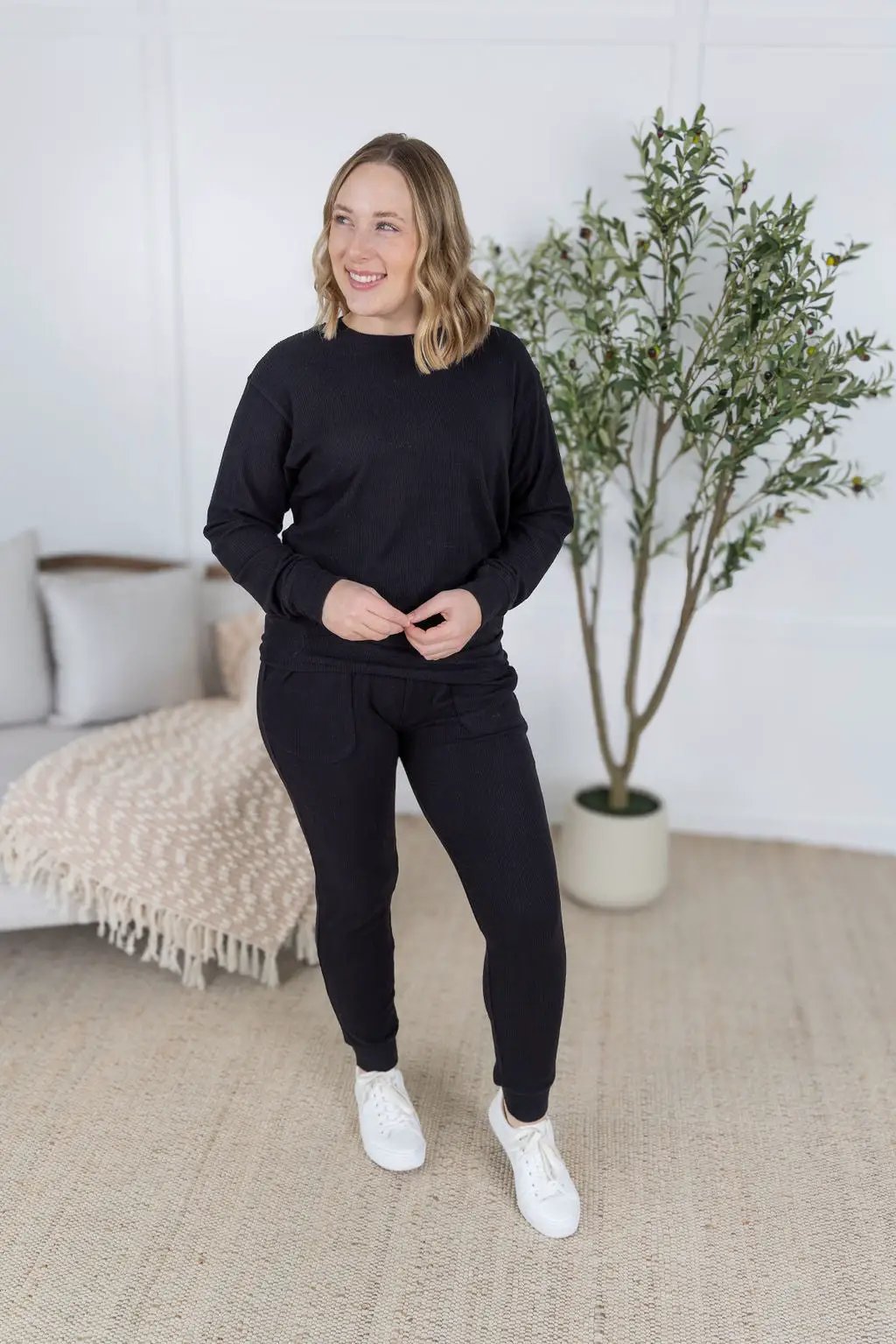 IN STOCK Corrine Joggers - Black by Michelle Mae