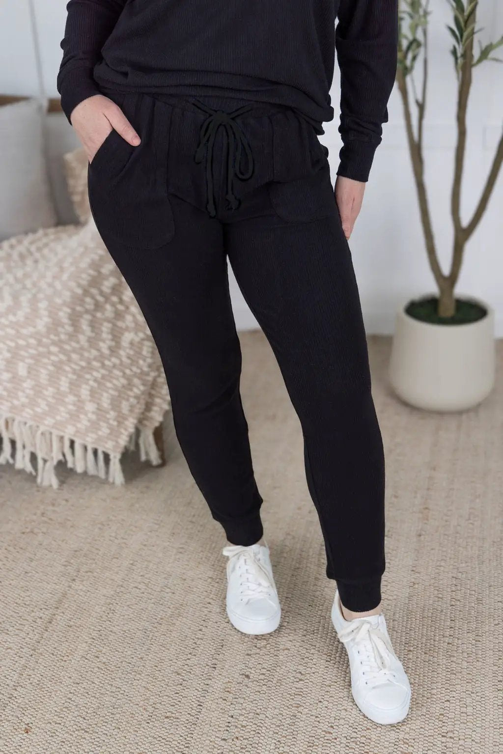 IN STOCK Corrine Joggers - Black by Michelle Mae
