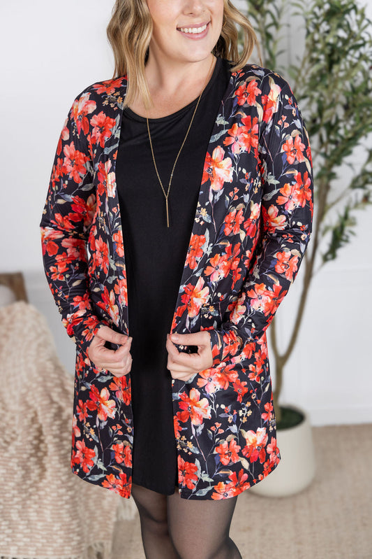 IN STOCK Classic Cardigan - Sunset Floral FINAL SALE