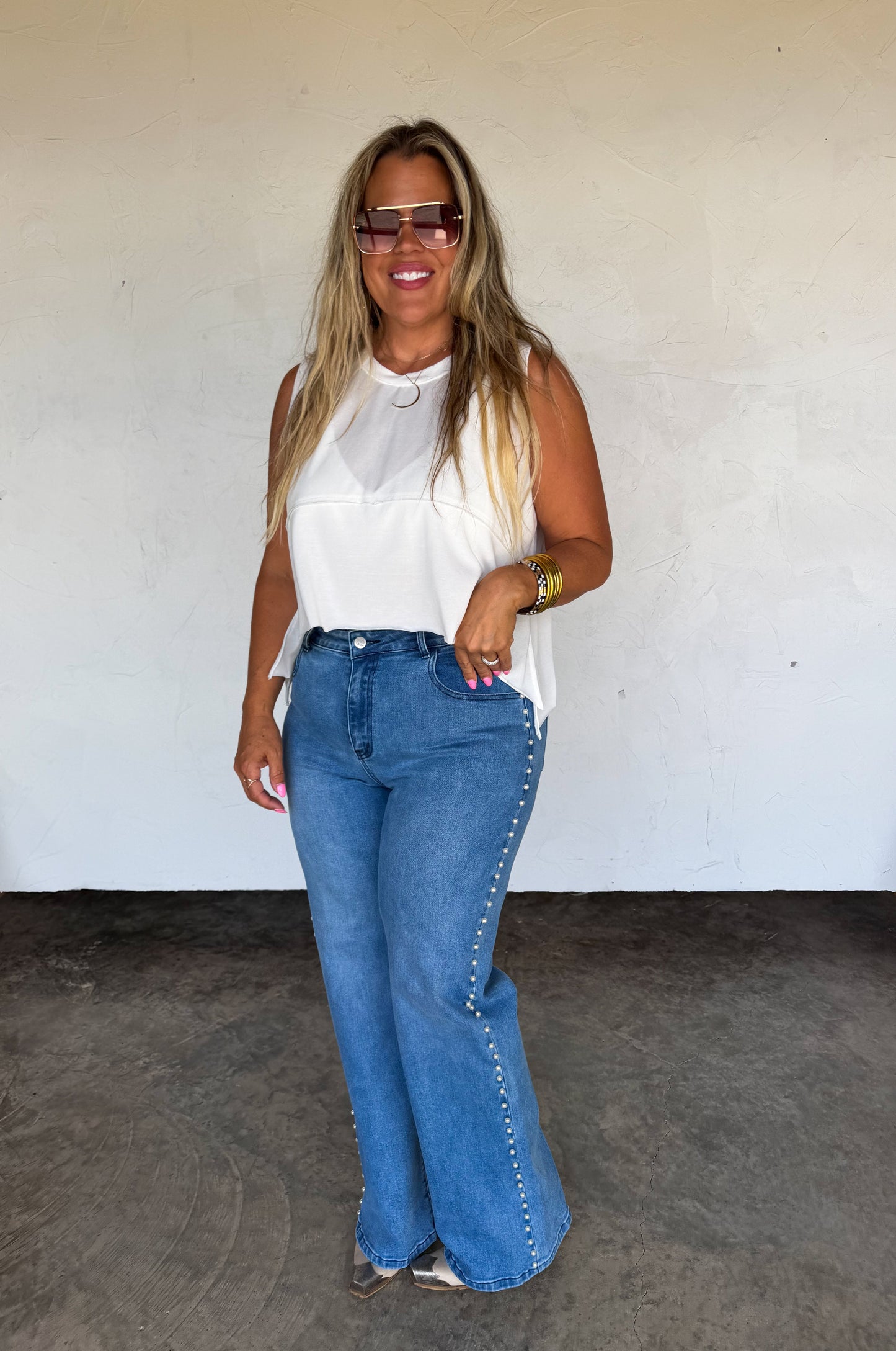 Blakeley Uptown Pearl Denim Jean - Preorder by Blakeley