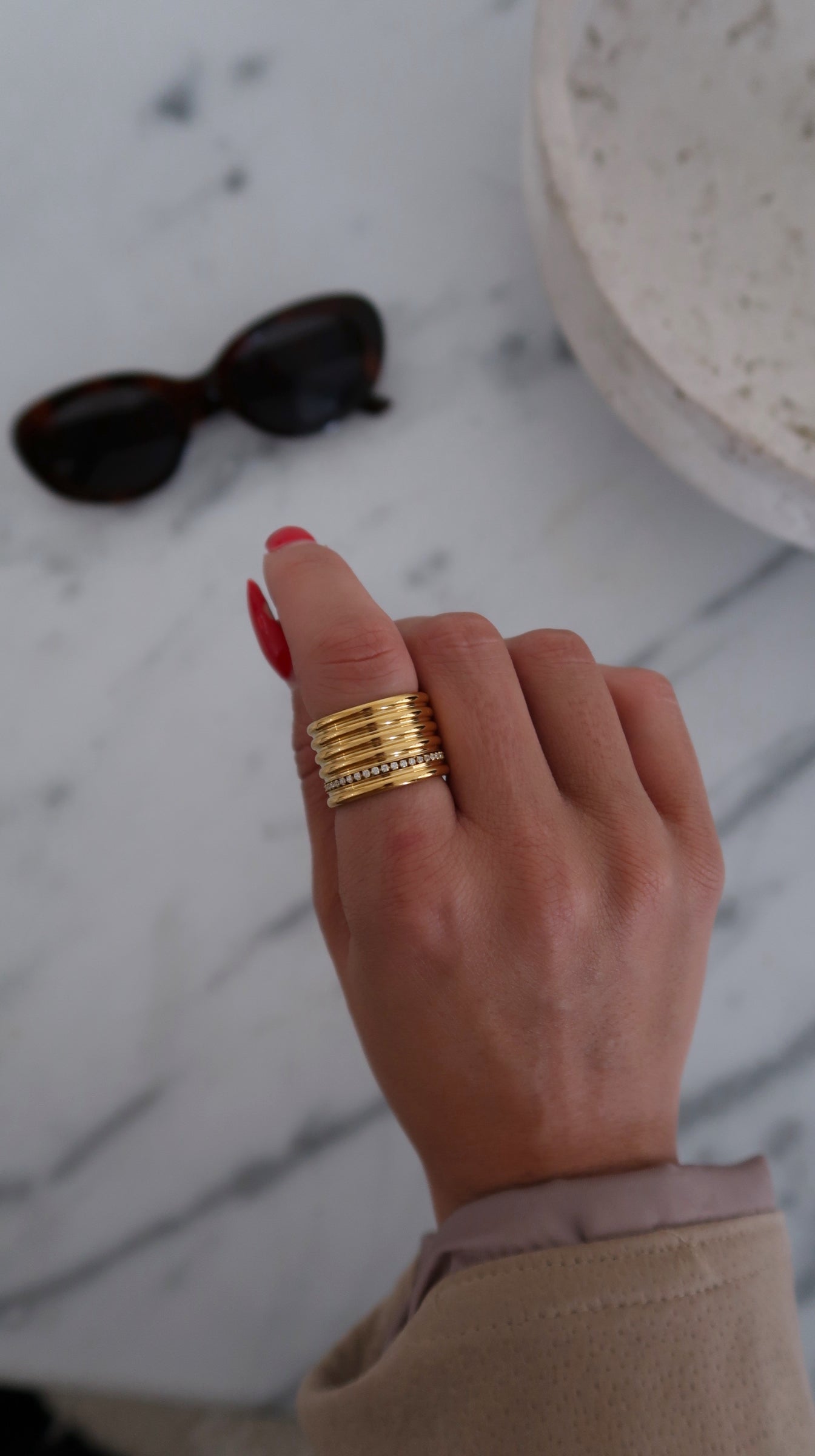 FAITH RING ￼ by Chansuttpearls