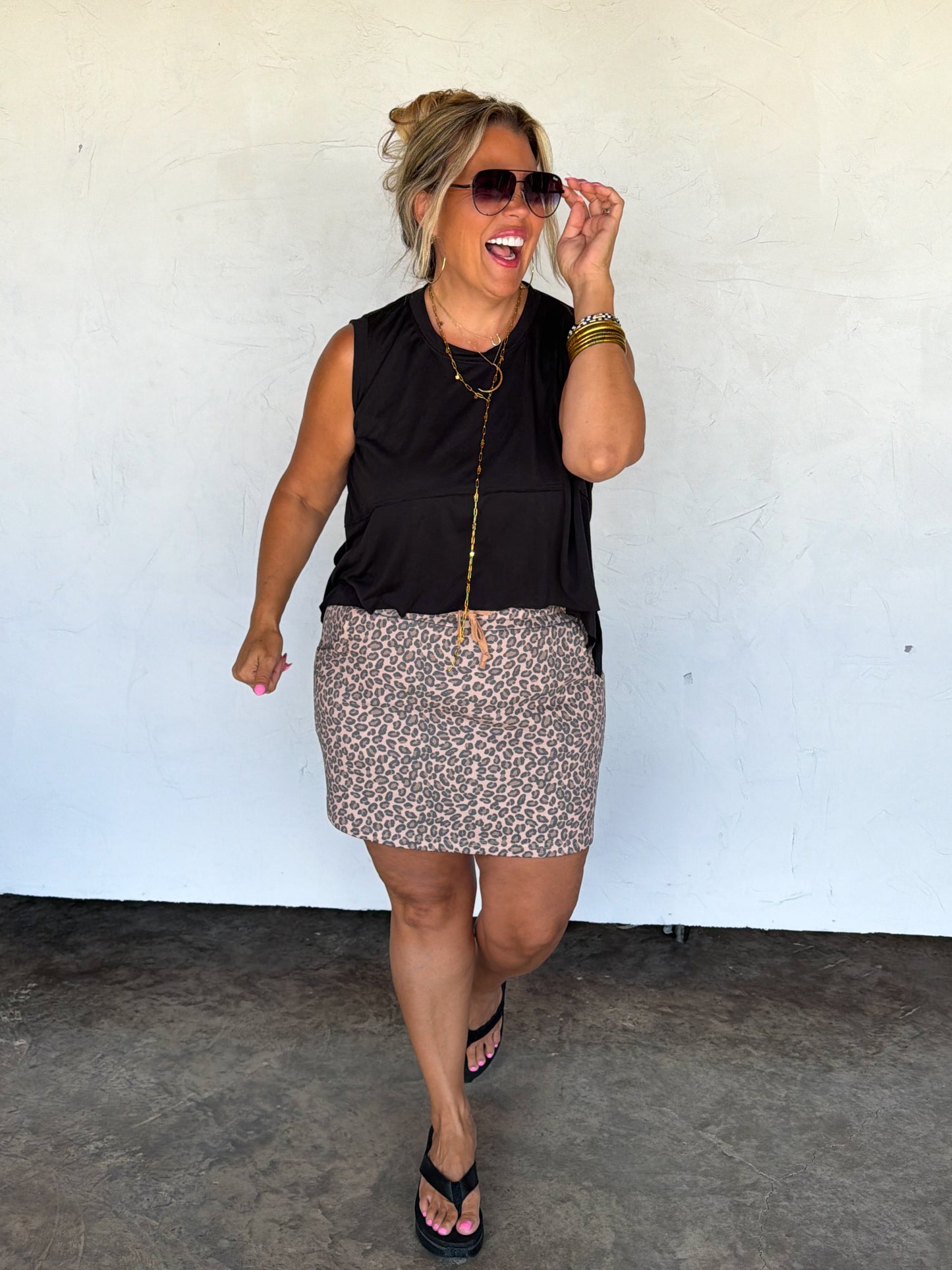 WILD SIDE CHEETAH SKIRT by Blakeley