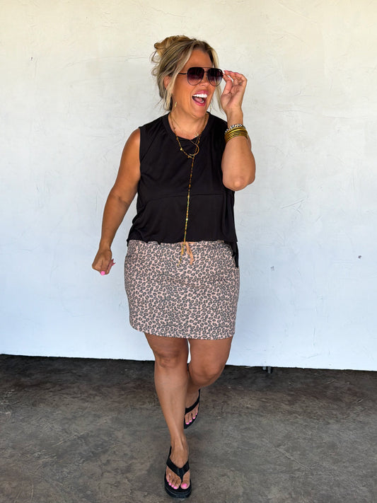 WILD SIDE CHEETAH SKIRT by Blakeley