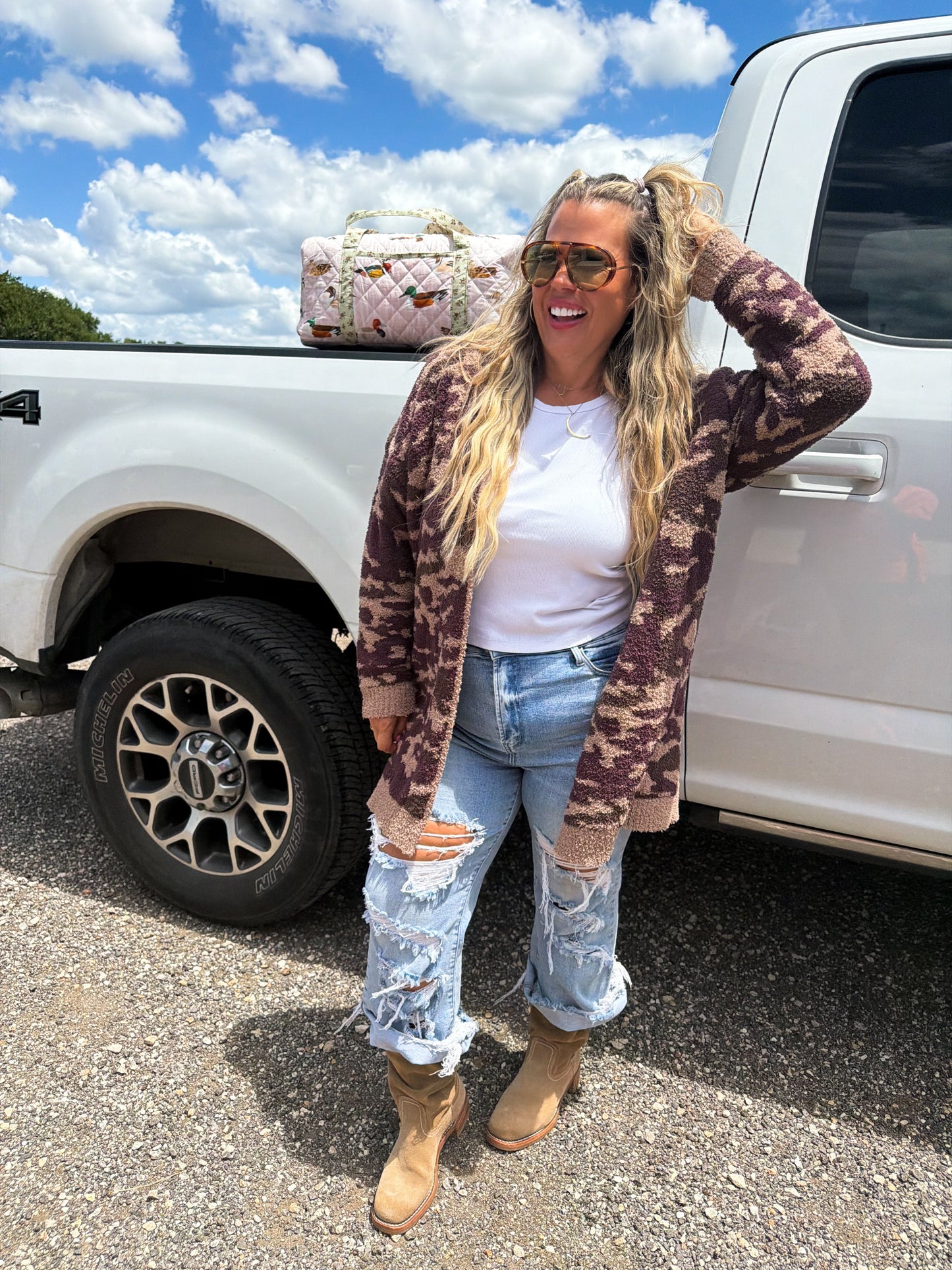 CAMO CLOUD CARDIGAN by Blakeley