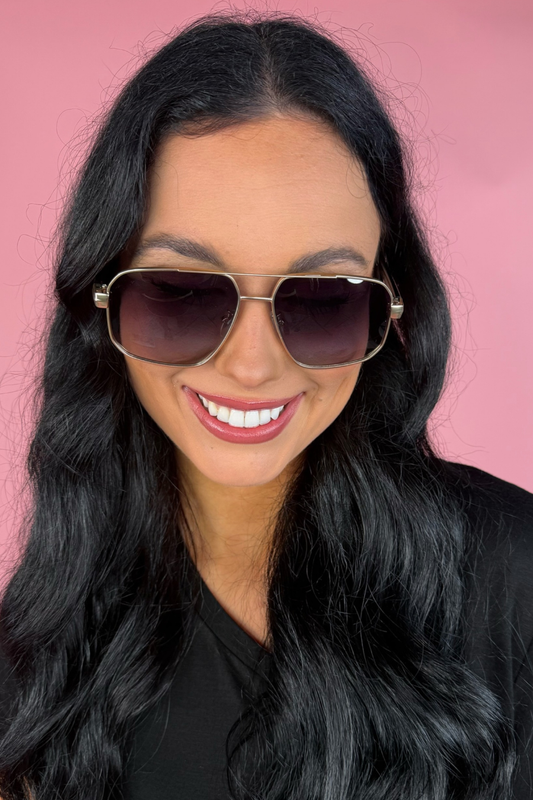 Here Comes The Sun Aviator Sunglasses by Jess Lea