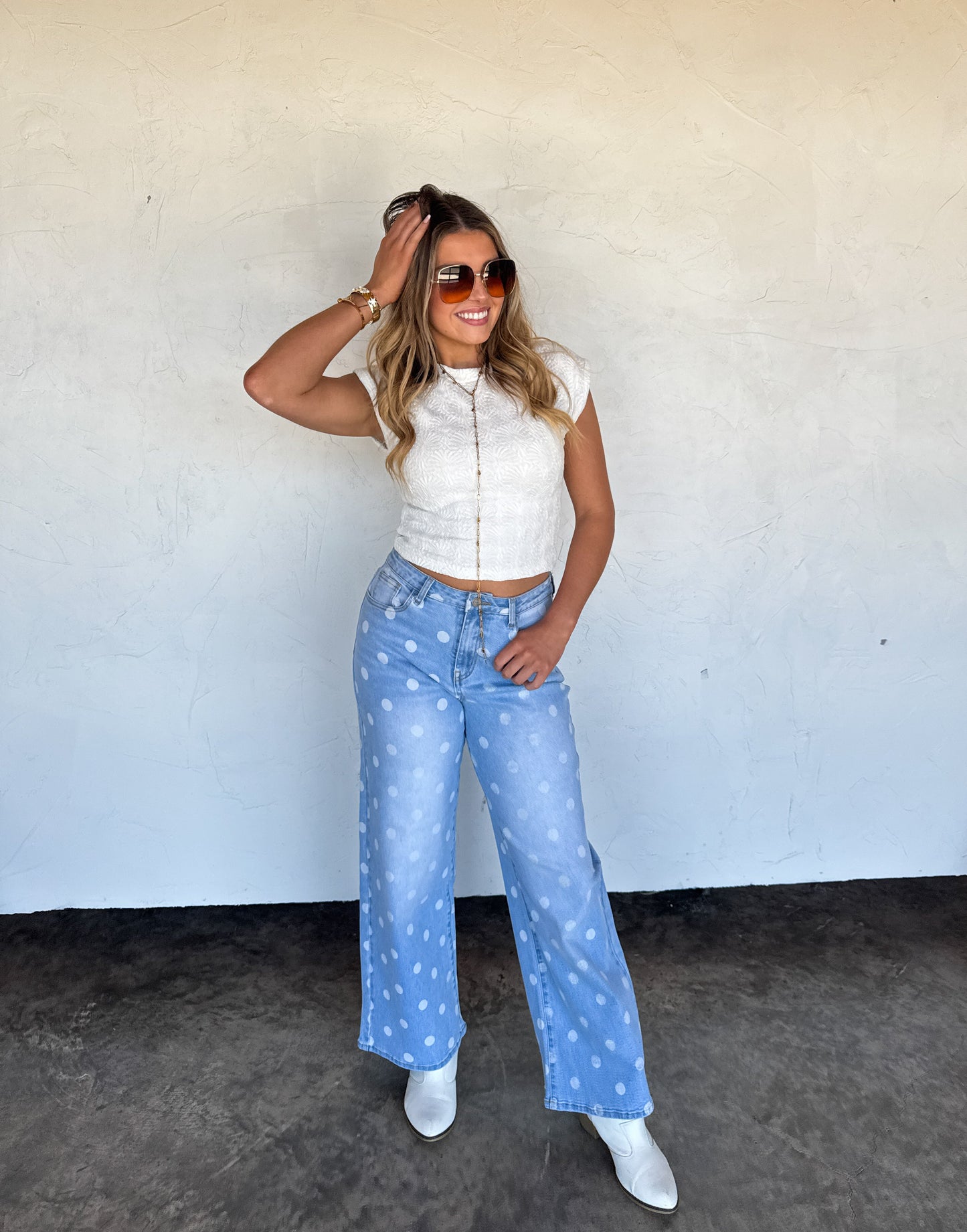 Blakeley Spot On Polka Dot Jeans - Preorder by Blakeley