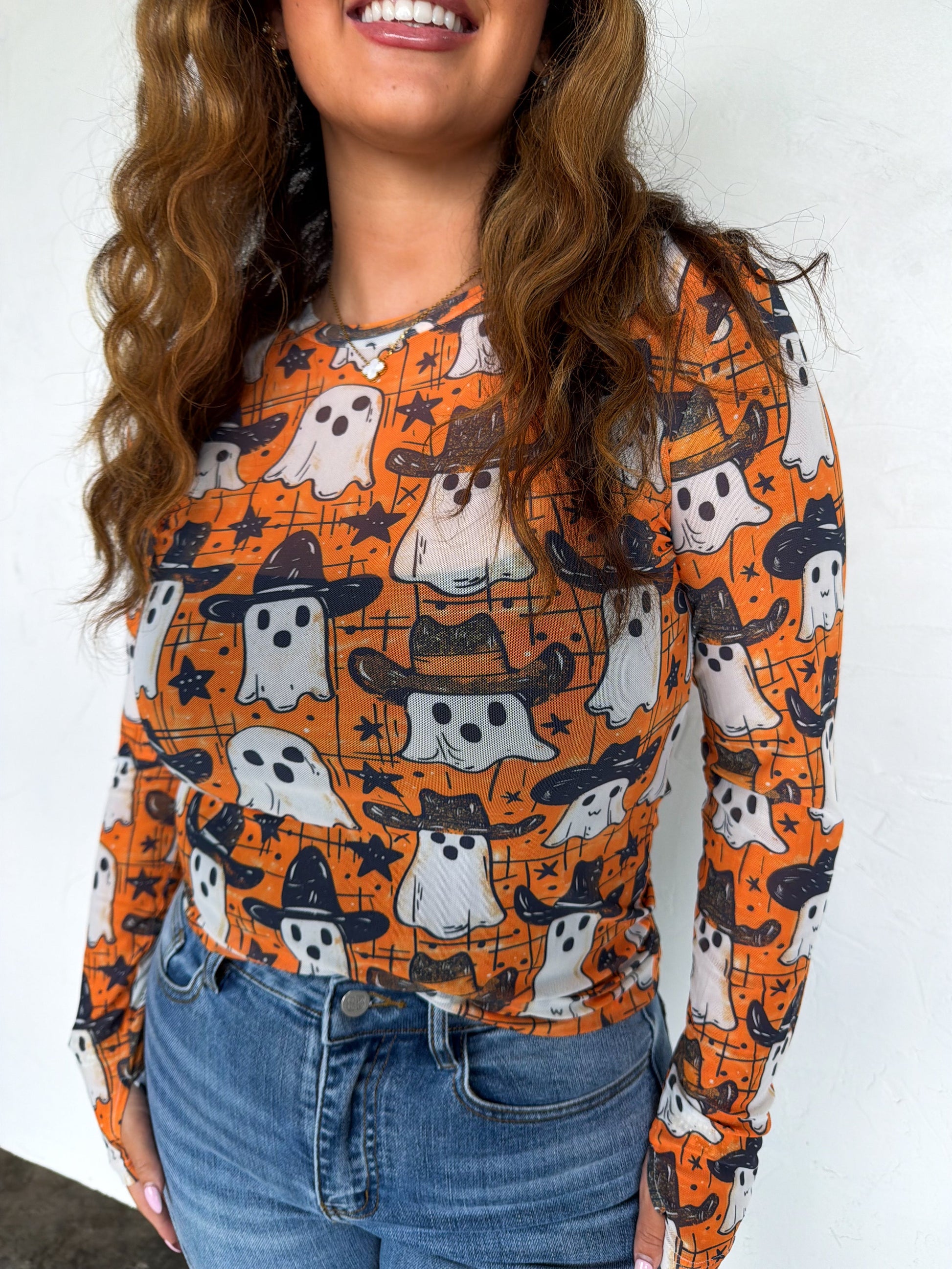 Blakeley Halloween Dress It Up Mesh Tops by Blakeley