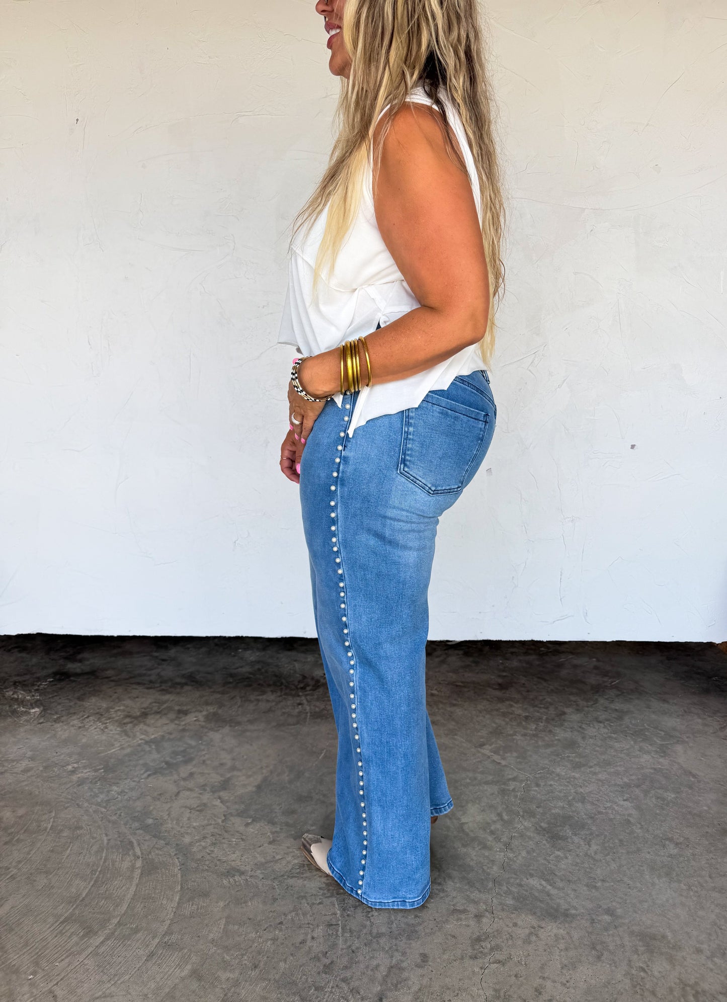Blakeley Uptown Pearl Denim Jean - Preorder by Blakeley