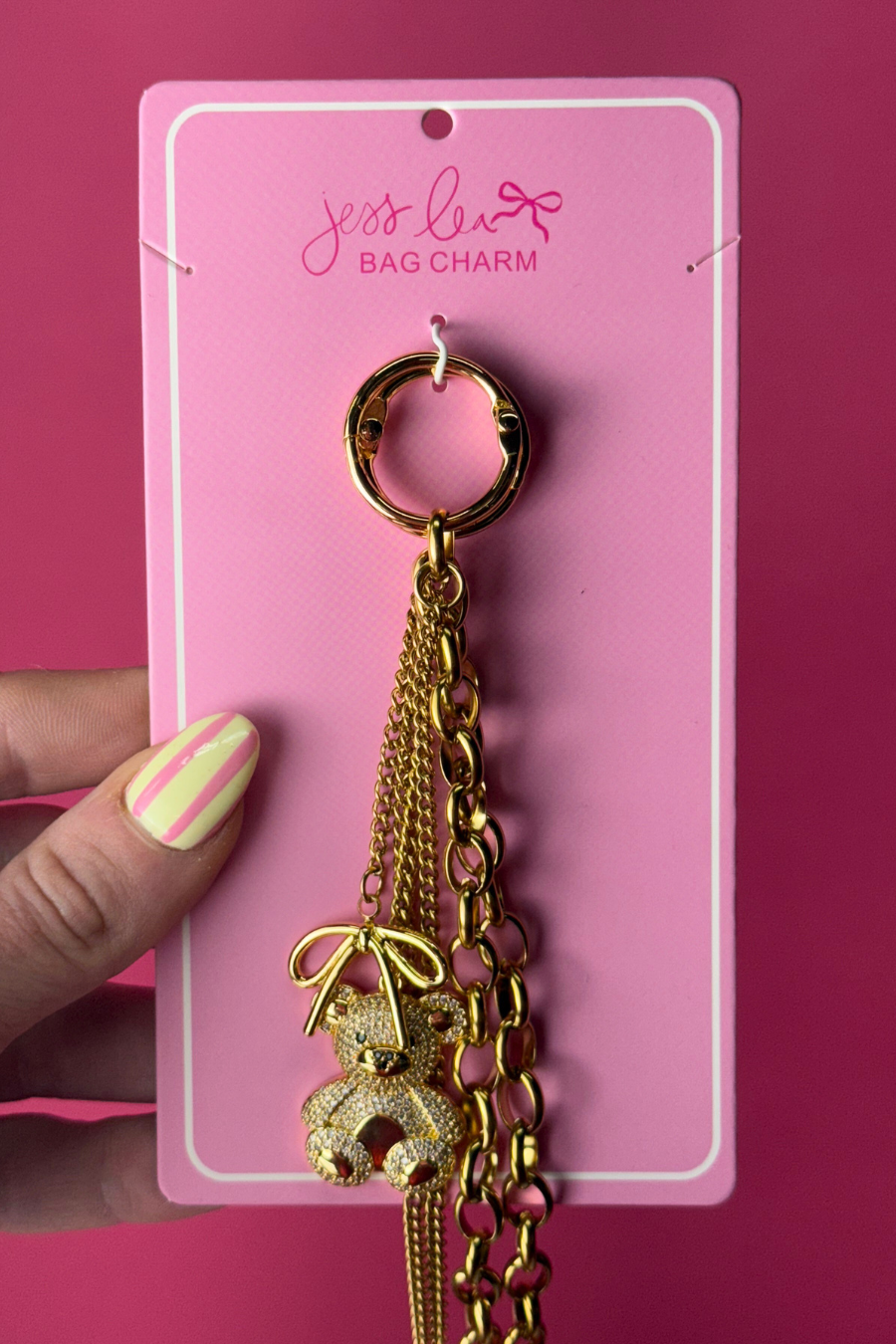 Luxe Cub Bag Charm by Jess Lea