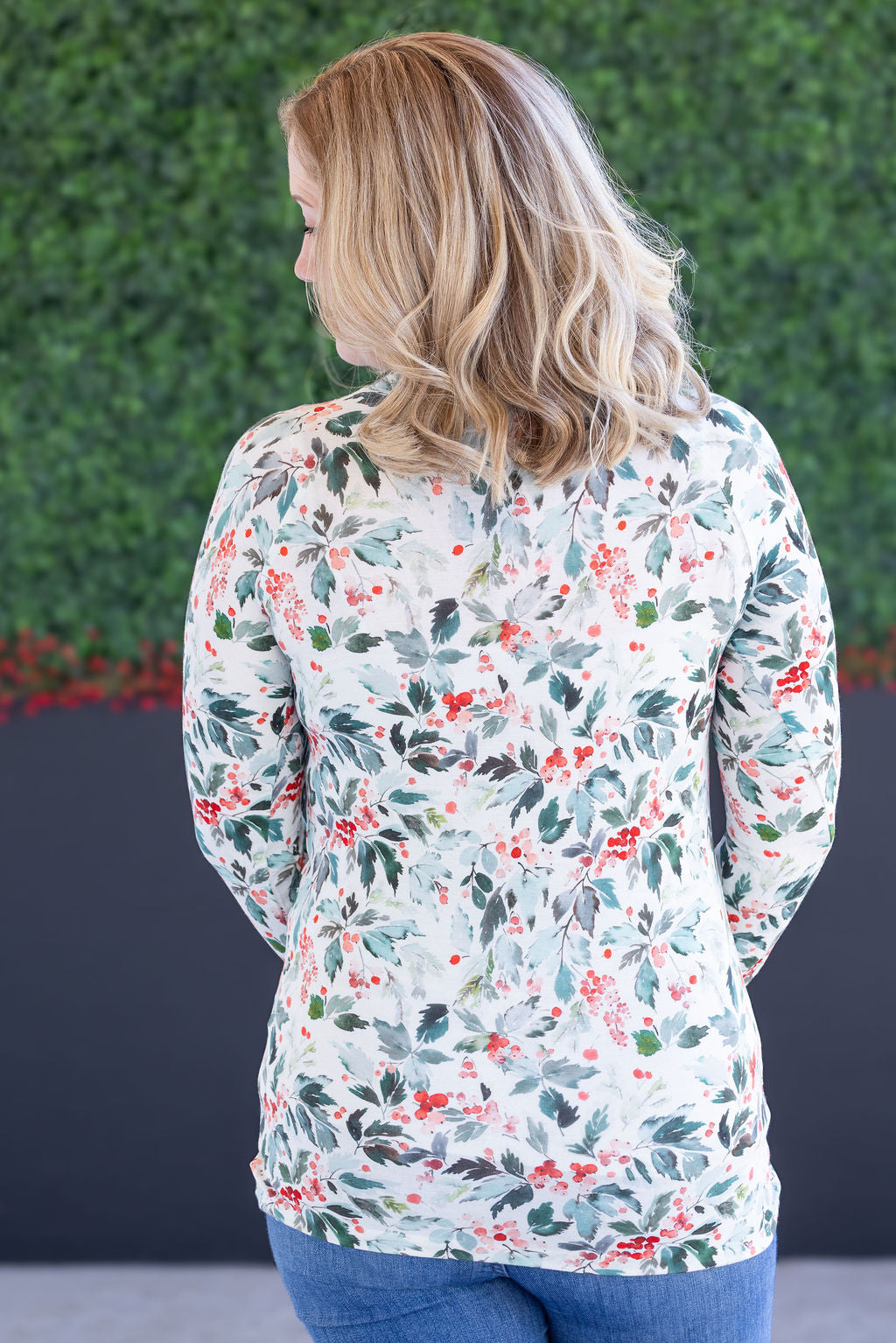 IN STOCK Blair Long Sleeve Top - Winter Berry FINAL SALE