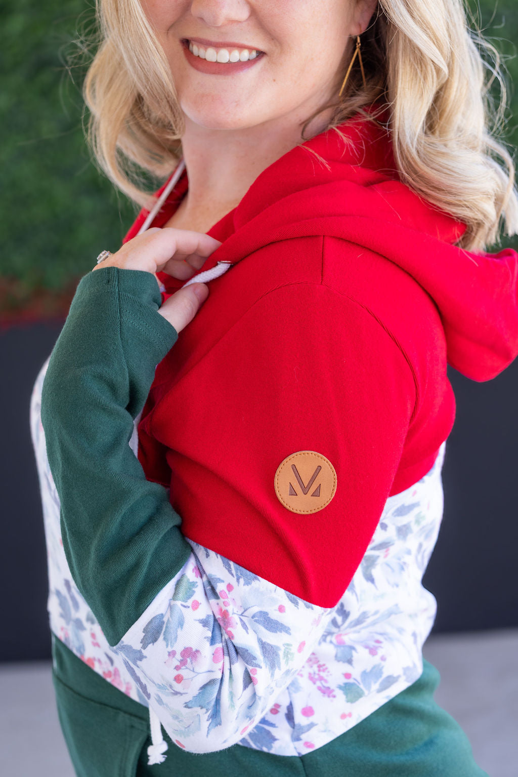IN STOCK Colorblock Fullzip - Red, Winter Berry, Evergreen FINAL SALE